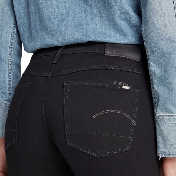 G-star Jeans 3301 Mid Skinny Sort 25 / 32 Kvinde