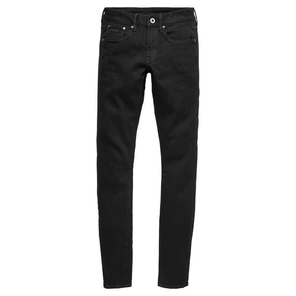 G-star Jeans 3301 Mid Skinny Sort 25 / 32 Kvinde
