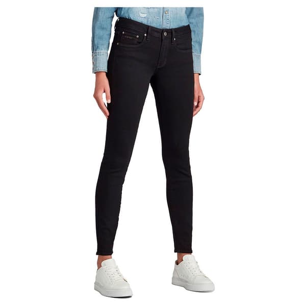 G-star Jeans 3301 Mid Skinny Sort 25 / 32 Kvinde