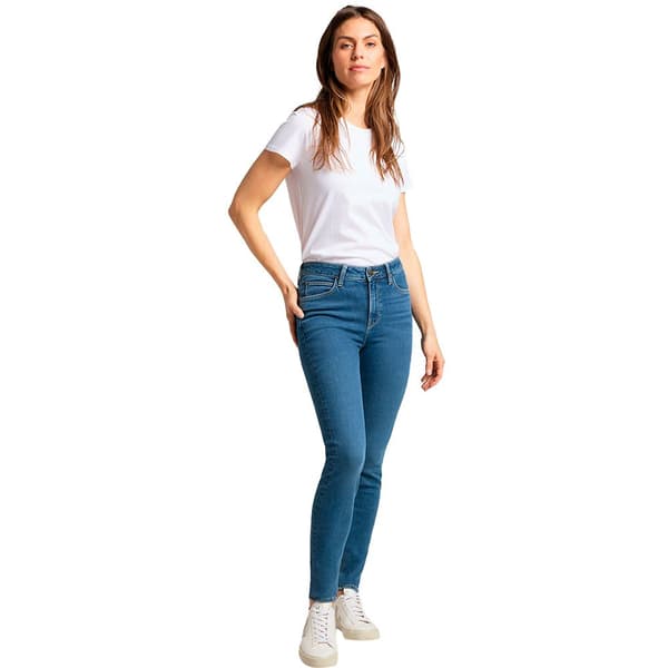 Lee Jeans Scarlett High Blå 31 / 31 Kvinna
