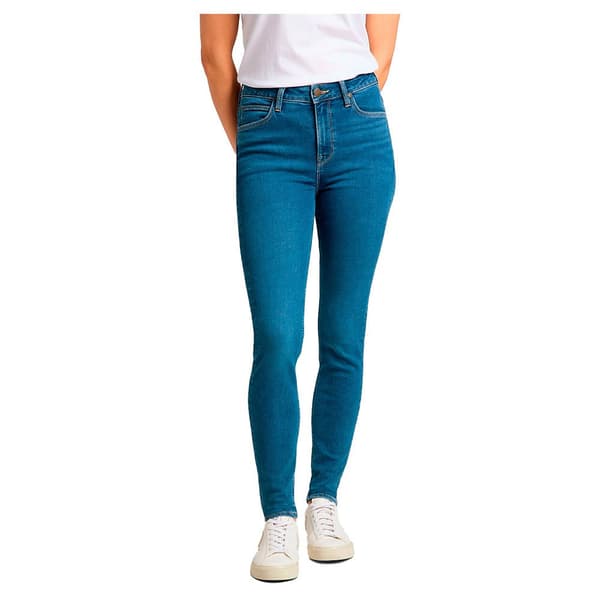 Lee Jeans Scarlett High Blå 31 / 31 Kvinna