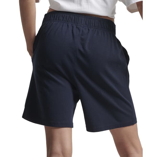 Superdry Shorts Code Sl Applique Boy Blå XS Kvinna