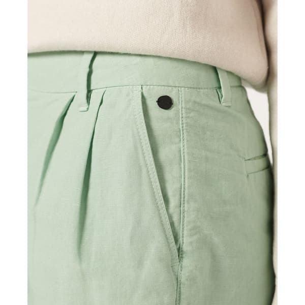 Superdry Shortsit Studios Linen Vihreä S Nainen