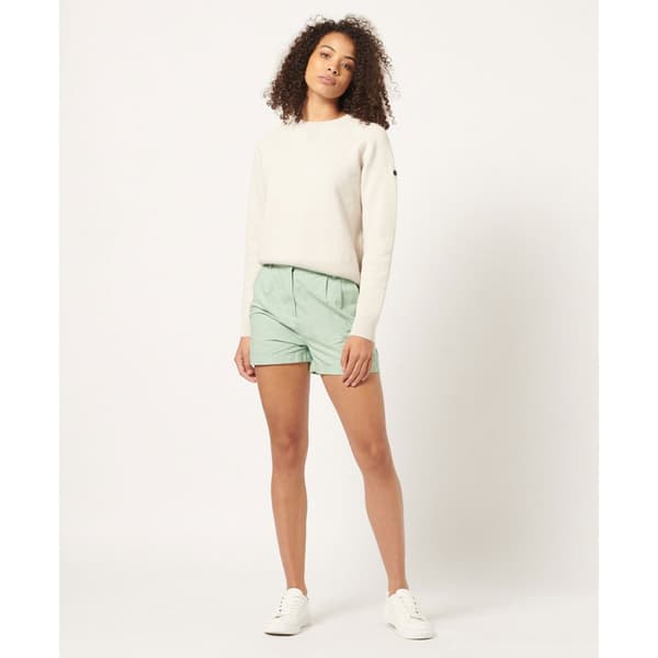 Superdry Shortsit Studios Linen Vihreä S Nainen