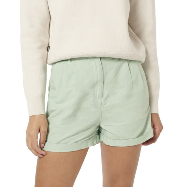 Superdry Shorts Studios Linen Grönt S Kvinna