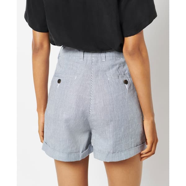 Superdry Shorts Studios Linen Blå M Kvinna