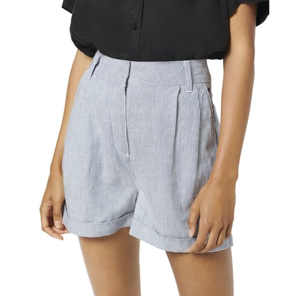 Superdry Shorts Studios Linen Blå M Kvinna