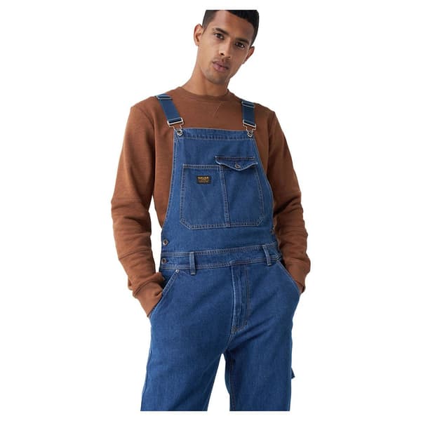 Salsa Jeans 125533-850 Straight Look Tactical Dungarees Straight Look Tactical Dungarees Jeans Blå 34 / 32 Mand