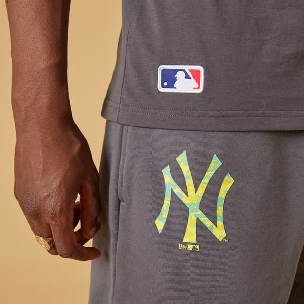 New Era Sweat Shorts Mlb Seasonal Infill Team New York Yankees Grå M Mand
