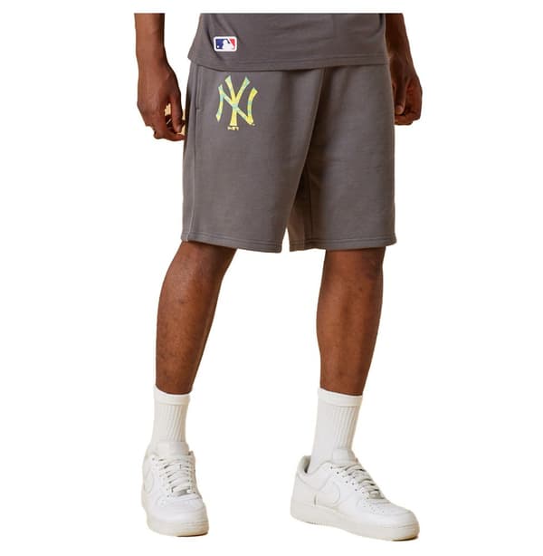 New Era Hiki Shortsit Mlb Seasonal Infill Team New York Yankees Harmaa S Mies