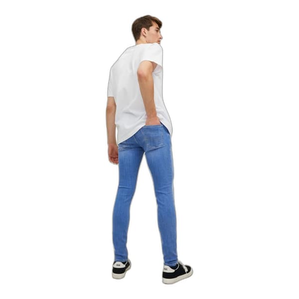 Jack & Jones Matala Vyötäröiset Farkut Liam Original Am 327 Sininen 27 / 32 Mies
