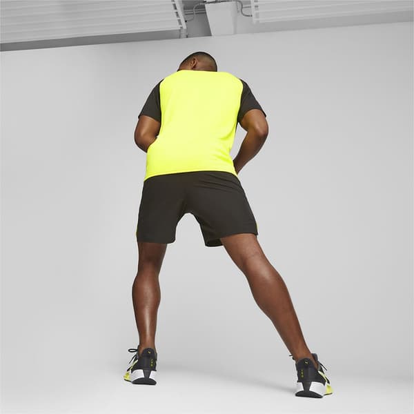 Puma Sweat Shorts Fit Ultrabreath Gul,Svart M Man