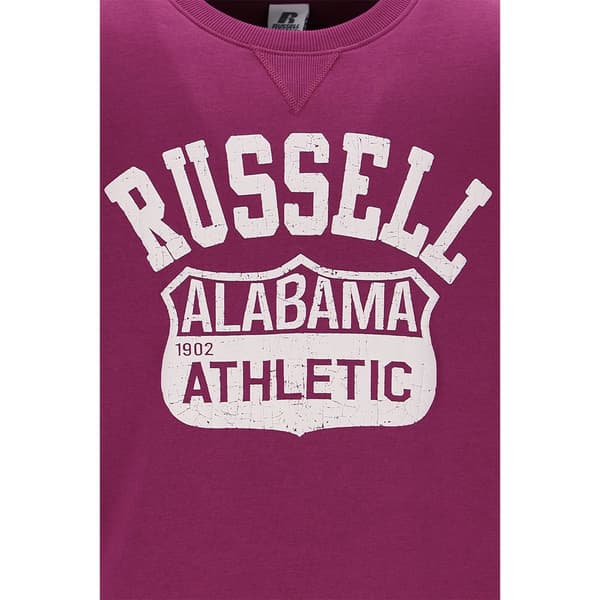 Russell Athletic Sweat Shorts Script Lila L Man