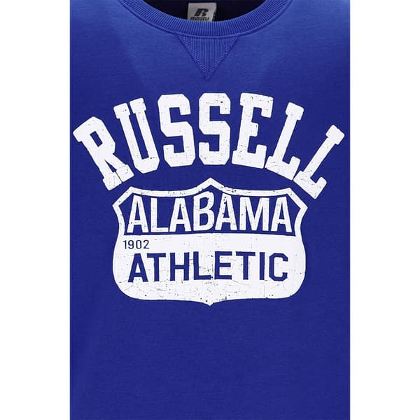 Russell Athletic Sweat Shorts Script Blå L Man