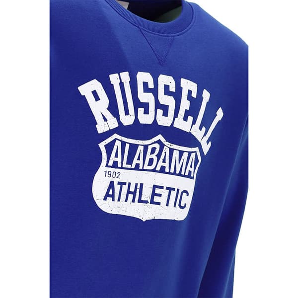 Russell Athletic Sweat Shorts Script Blå L Man