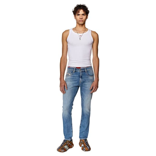 Diesel Jeans 09f81 2019 Strukt Blå 31 / 32 Man