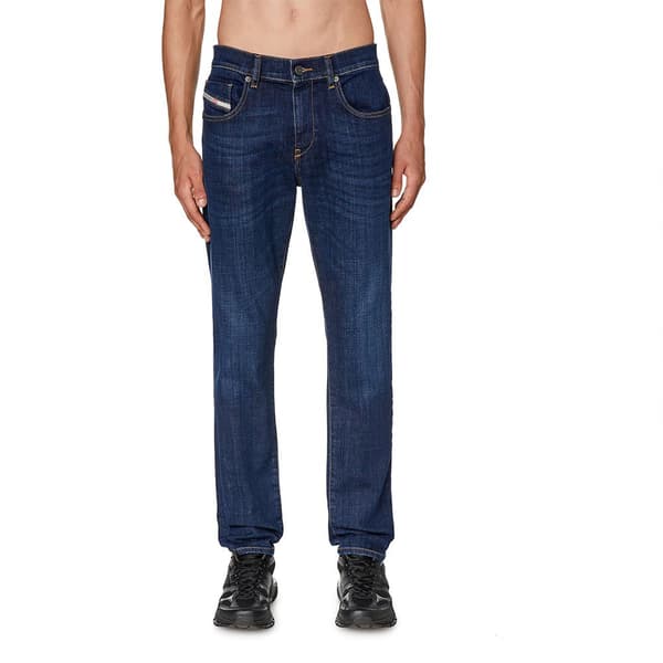 Diesel Jeans 09f89 2019 Strukt Blå 30 / 32 Mand