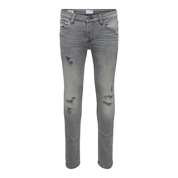 Only & Sons Jeans Loom Life Dcc 6526 Grå 32 / 32 Man