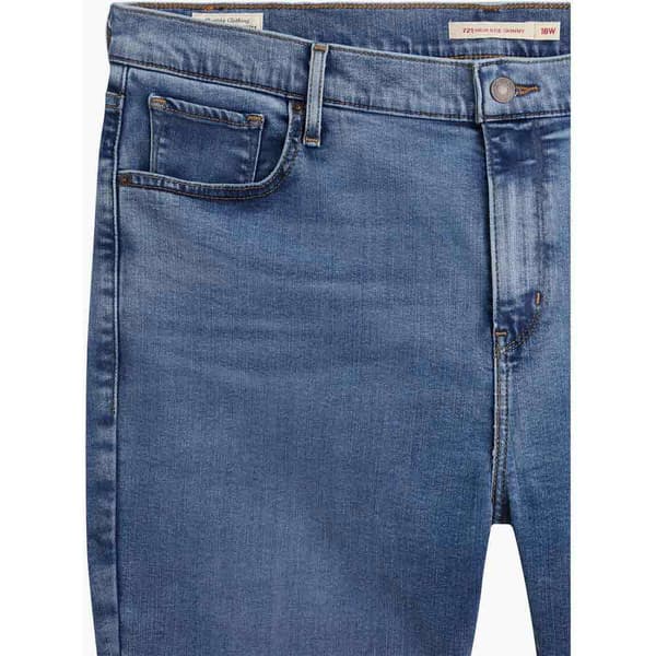 Levi´s ® Plus 721 Skinny Högmidjadeans Blå 22 / M Kvinna