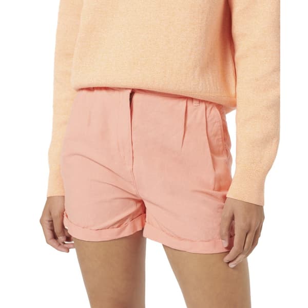 Superdry Shorts Studios Linen Orange XL Kvinna