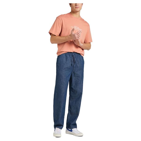 Lee Byxor Relaxed Drawstring Blå S Man