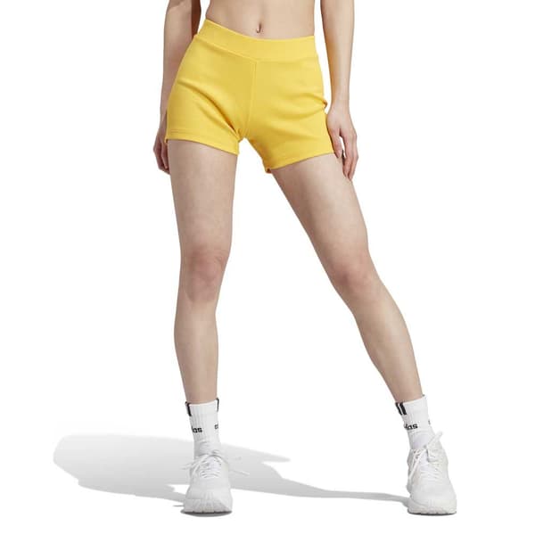 Adidas Shortsit Rib Keltainen S Nainen