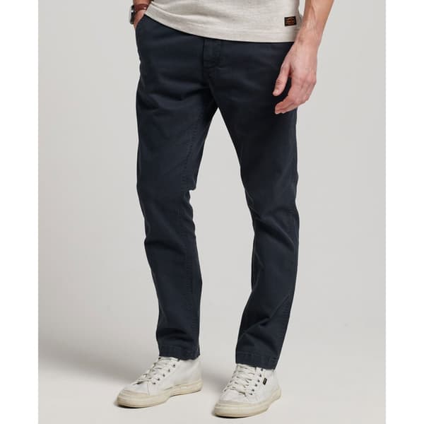 Superdry Chino Byxor Officers Slim Chino Trousers Blå 30 / 30 Man