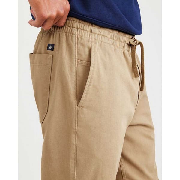 Dockers Almindelige Taljebukser Casual Pull On Beige M Mand
