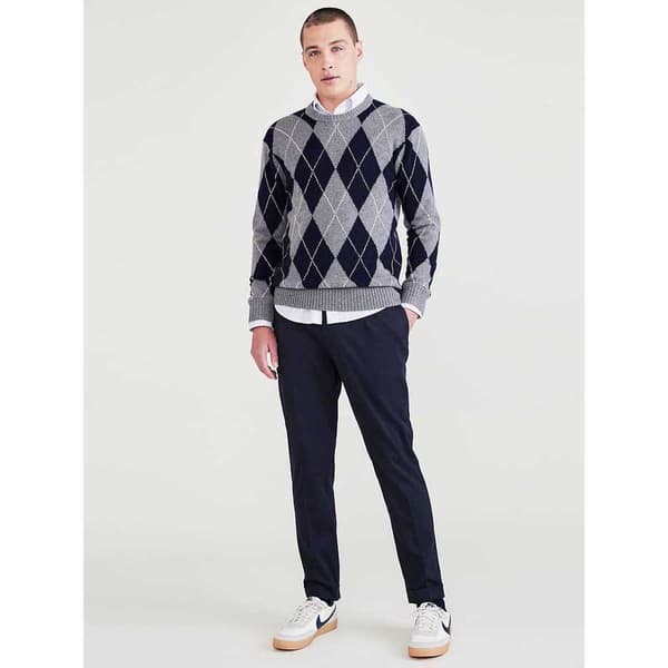 Dockers Chinobyxor Med Normal Midja Refined Pull On Blå M Man