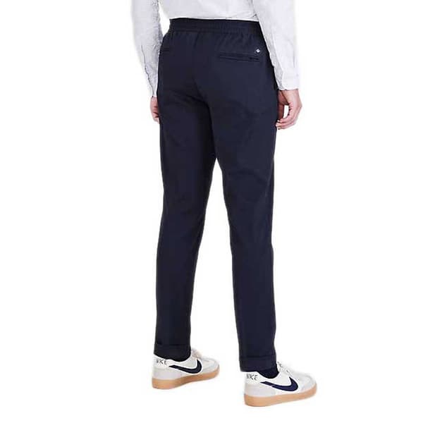 Dockers Chinobyxor Med Normal Midja Refined Pull On Blå M Man