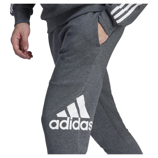 Adidas Bukser Essentials Fleece Tapered Cuff Big Logo Joggers Grå 2XL / Regular Mand