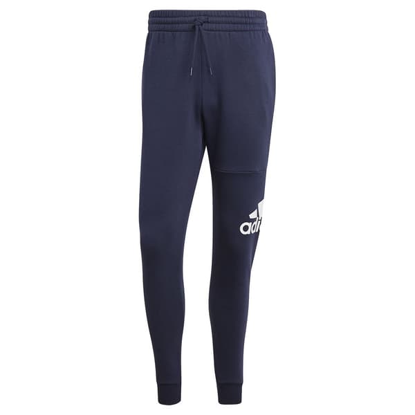 Adidas Housut Essentials Fleece Tapered Cuff Big Logo Joggers Sininen XS / Regular Mies