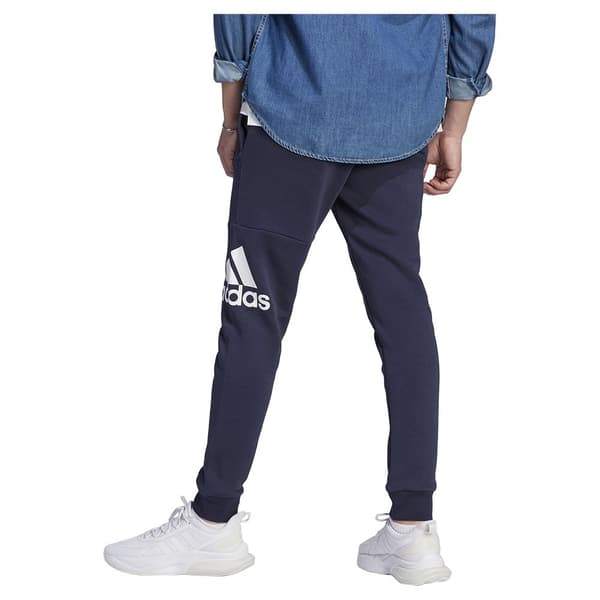 Adidas Housut Essentials Fleece Tapered Cuff Big Logo Joggers Sininen XS / Regular Mies