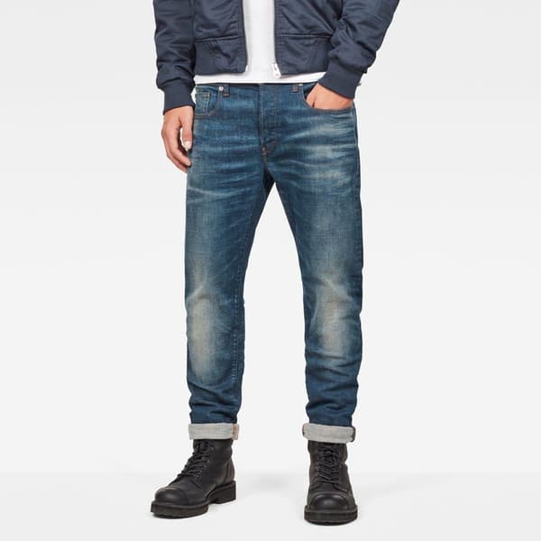 G-star Jeans 3301 Slim Blå 28 / 32 Mand