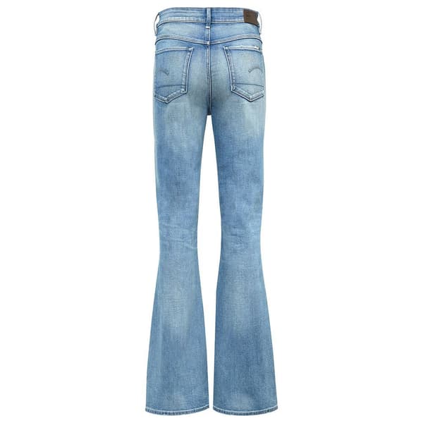 G-star Jeans 3302 High Waist Flare Blå 28 / 32 Kvinna