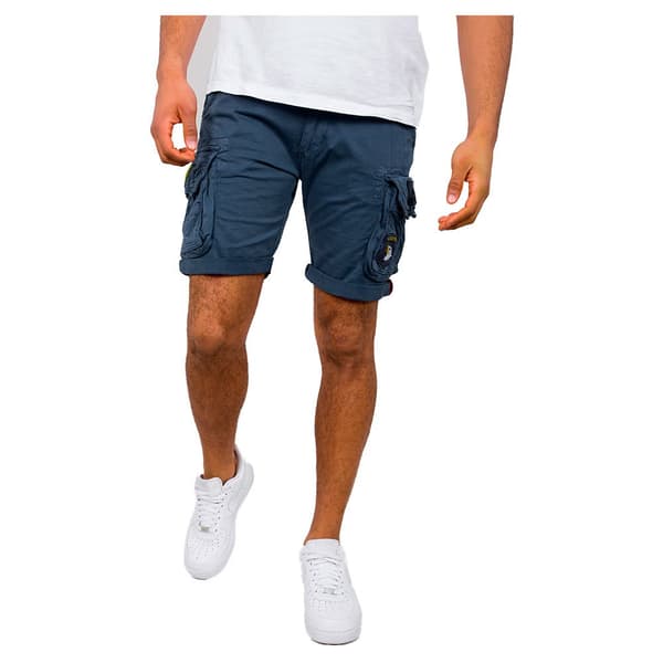 Alpha Industries Crew Patch Shorts Blå 32 Man