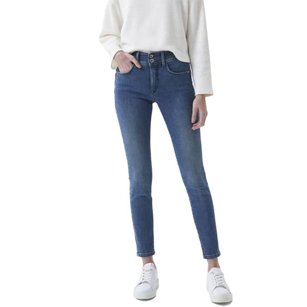 Salsa Jeans Almindelige Talje Jeans Skinny Push In Secret Label Blå 36 Kvinde