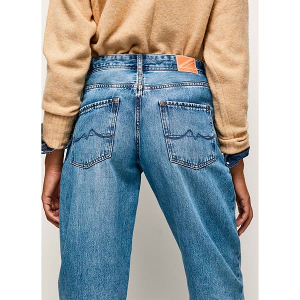 Pepe Jeans Jeans Med Låg Midja Avery Chino Blå 24 / 30 Kvinna