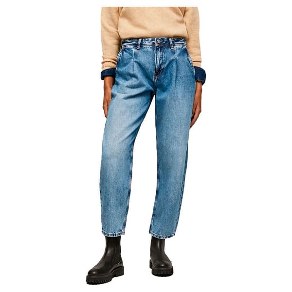 Pepe Jeans Jeans Med Låg Midja Avery Chino Blå 24 / 30 Kvinna