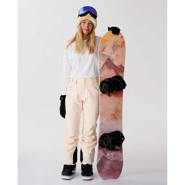 Rip Curl Byxor Med Hög Midja Rider Beige M Kvinna