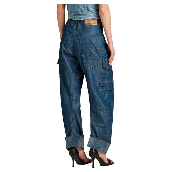 G-star Cargo Bukser 3d Boyfriend Fit Blå 23 / 30 Kvinde