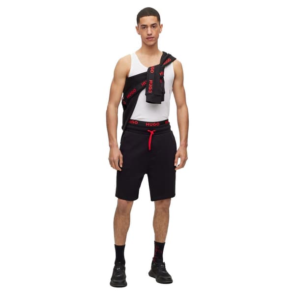 Hugo Sweat Shorts Sporty Logo 10251705 Sort L Mand