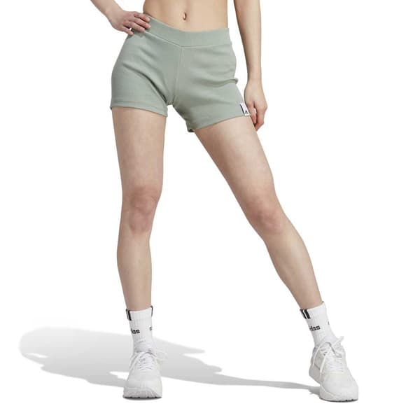 Adidas Shortsit Rib Vihreä S Nainen