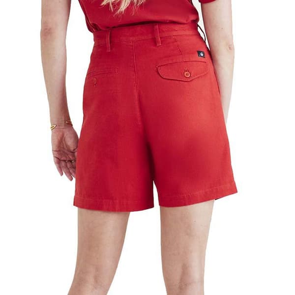 Dockers Shortsit Pleated Original Punainen 28 Nainen
