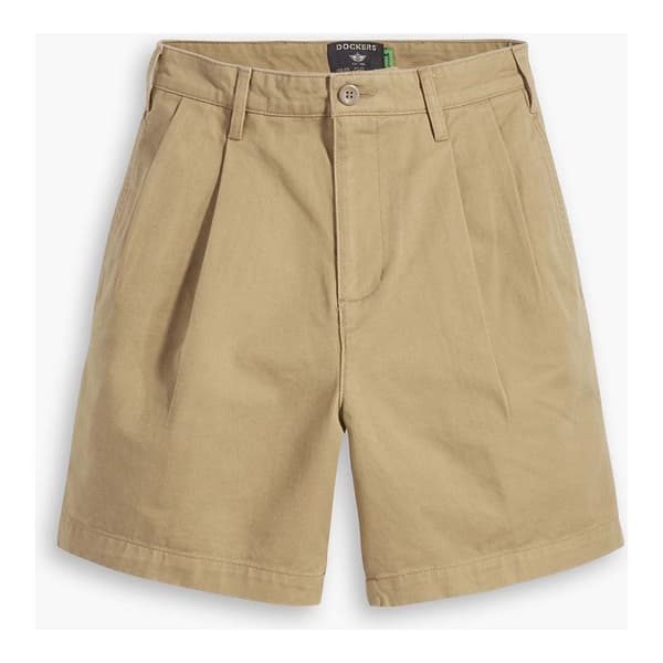Dockers Shorts Pleated Original Gul 27 Kvinna