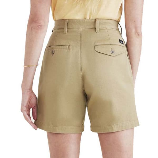 Dockers Shorts Pleated Original Gul 27 Kvinna