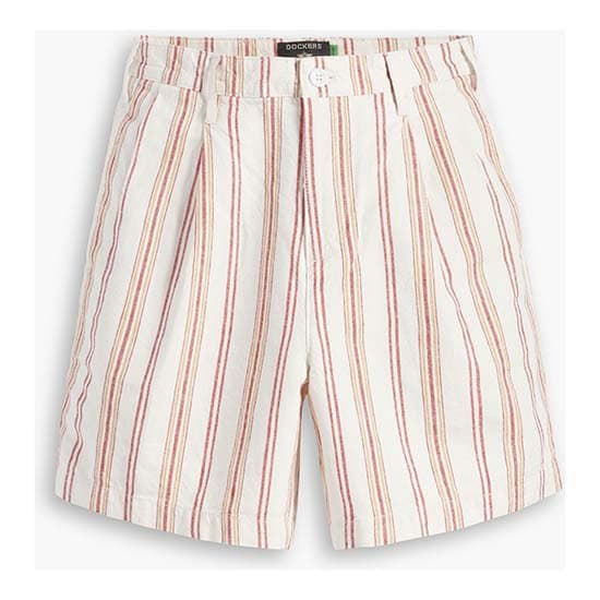 Dockers Shortsit Pleated Original Beige 27 Nainen