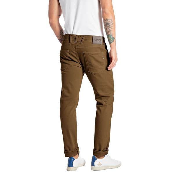 Replay Jeans M914j .000.8451597 Grøn 31 / 30 Mand