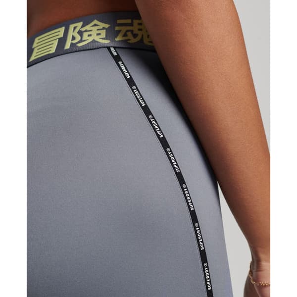 Superdry Strumpbyxor Train Branded Elastic Grå XS Kvinna