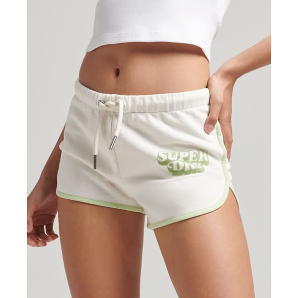 Superdry Shorts Vintage Cooper Classic Grönt XL Kvinna